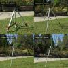 imageEden 94154 PRO The Heaviest Weight Tripod 537 lbs Adjustable 4Way Mini Turbo Metal Oscillating Sprinkler WQuick Connect Starter Set Covers up to 4069 sq ft Telescoping Tripod StyleAdjustable Impact Sprinklers