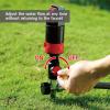 imageEden 94154 PRO The Heaviest Weight Tripod 537 lbs Adjustable 4Way Mini Turbo Metal Oscillating Sprinkler WQuick Connect Starter Set Covers up to 4069 sq ft Telescoping Tripod StyleSpike Base