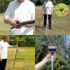 imageEden 94154 PRO The Heaviest Weight Tripod 537 lbs Adjustable 4Way Mini Turbo Metal Oscillating Sprinkler WQuick Connect Starter Set Covers up to 4069 sq ft Telescoping Tripod StyleAdjustable Impact Sprinklers