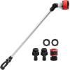 imageEden 94625 Pro Metal 4Pattern ThumbControl Turbo Extension Watering WandUpgraded Version