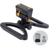 imageEden 95124 Adjustable 4Way Mini Turbo Oscillating Sprinkler WQuick Connect Starter Set Covers up to 4069 sq ft Heavy Weight BaseOscillating