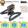 imageEden 95124 Adjustable 4Way Mini Turbo Oscillating Sprinkler WQuick Connect Starter Set Covers up to 4069 sq ft Heavy Weight BaseOscillating
