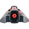 imageEden 96212 Turbo Oscillating Sprinkler Covers Up to 4499 sq ft 18 Precision Nozzles Weighted Base Flow and Width Controls Adjustable Range Triple Nozzle Switches Quick Connects FiltersCovers up to 4 000 sq ft