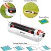 imageEden 96216 Heavy Duty Metal 3Way Oscillating Sprinkler for Large Lawn and Garden WQuick Connect Starter SetWith Width Adjustment