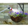 imageEden 96617 18 Heavy Duty Metal 7 Pattern Adjustable Garden Hose Water Sprayer Wand with Pivoting Head Shut Off Thumb Control Feature with Quick Connect Starter Set
