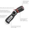 imageEden 96845 Pro Metal ThumbControl Straight 4Pattern Turbo Nozzle WQuick Connector Starter Set High Pressure Garden Sprayer for Hose4 UNIQUE SPRAY PATTERNS