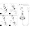 imageEden 96845 Pro Metal ThumbControl Straight 4Pattern Turbo Nozzle WQuick Connector Starter Set High Pressure Garden Sprayer for Hose6Pattern Straight