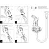 imageEden 96845 Pro Metal ThumbControl Straight 4Pattern Turbo Nozzle WQuick Connector Starter Set High Pressure Garden Sprayer for HoseFront Trigger 4 Pattern