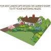 imageEden 97065 Daisy AboveGround 50 Ft Garden Hose and Sprinkler System DIY Plant Watering SetDaisy