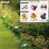 imageEden 97065 Daisy AboveGround 50 Ft Garden Hose and Sprinkler System DIY Plant Watering SetDaisy