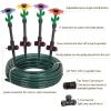 imageEden 97065 Daisy AboveGround 50 Ft Garden Hose and Sprinkler System DIY Plant Watering SetDaisy
