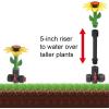 imageEden 97065 Daisy AboveGround 50 Ft Garden Hose and Sprinkler System DIY Plant Watering SetDaisy