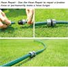 imageEden 97065 Daisy AboveGround 50 Ft Garden Hose and Sprinkler System DIY Plant Watering SetUpgraded Classic