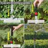 imageEden 99989 MultiAdjustable Sprinkler with Metal Extension Set 12 pcs Connects to Most Standard 12 inch Threaded Lawn and Garden Watering System