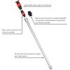 imageEden 99989 MultiAdjustable Sprinkler with Metal Extension Set 12 pcs Connects to Most Standard 12 inch Threaded Lawn and Garden Watering System