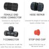 imageEden DIY Garden Hose and Faucet Connector  10Piece Set Model99910 Red Black