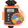 imageAQUASTAR SingleZone Hose Watering Timer Red Automatic Irrigation for Lawn Garden Yard One OutletOrange