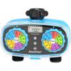imageAQUASTAR TwoZone Hose Watering Timer Yellow Automatic Irrigation for Lawn Garden Yard Two OutletsBlue