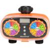 imageAQUASTAR TwoZone Hose Watering Timer Yellow Automatic Irrigation for Lawn Garden Yard Two OutletsOrange