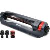 imageEden 94113 Lawn ampamp Garden Essential Oscillating Water Sprinkler For Yard WQuick Connect Starter Set 16 Nozzles Covers up to 3600 sq ft Heavy Weight Base16 Nozzles