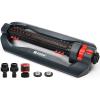 imageEden 96212 Turbo Oscillating Sprinkler Covers Up to 4499 sq ft 18 Precision Nozzles Weighted Base Flow and Width Controls Adjustable Range Triple Nozzle Switches Quick Connects FiltersUpgraded Version Pack of 12