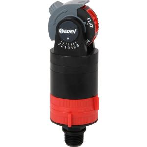 imageEden 94124 Multi Pattern Turbo Gear Drive Sprinkler Plus Misting System with Quick Connect Set 360 Degree CoverageSprinkler Head