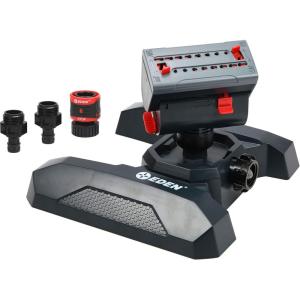 imageEden 94154 PRO The Heaviest Weight Tripod 537 lbs Adjustable 4Way Mini Turbo Metal Oscillating Sprinkler WQuick Connect Starter Set Covers up to 4069 sq ft Telescoping Tripod StyleOriginal Design