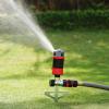 imageEden 94146 4Pattern Rotary Gear Drive Sprinkler with Step Spike Gear Drive Heavy Duty Gardening Watering System GardenampampLawns Multi Pattern Coverage up to 4869sqft
