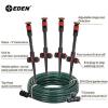 imageEden 97063 MultiAdjustable Flex Design Above Ground Irrigation Garden Sprinkler System Sprinkler ampamp Hose DIY Plant Watering SetRetired Classic