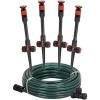 imageEden 97063 MultiAdjustable Flex Design Above Ground Irrigation Garden Sprinkler System Sprinkler ampamp Hose DIY Plant Watering SetRetired Classic