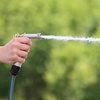 image:imageEden 92036 Metal 3 Pattern Rear Trigger Nozzle with Shower Head  4 Spray Patterns HeavyDuty Zinc Alloy Water Sprayer SilverWith Shower Head