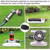 image:imageEden 94050 50 Ft Hose and Metal Shower Nozzle Bundle WQuick Connect Starter Set DIY Gardening Tools