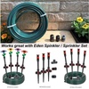 image:imageEden 94050 50 Ft Hose and Metal Shower Nozzle Bundle WQuick Connect Starter Set DIY Gardening Tools
